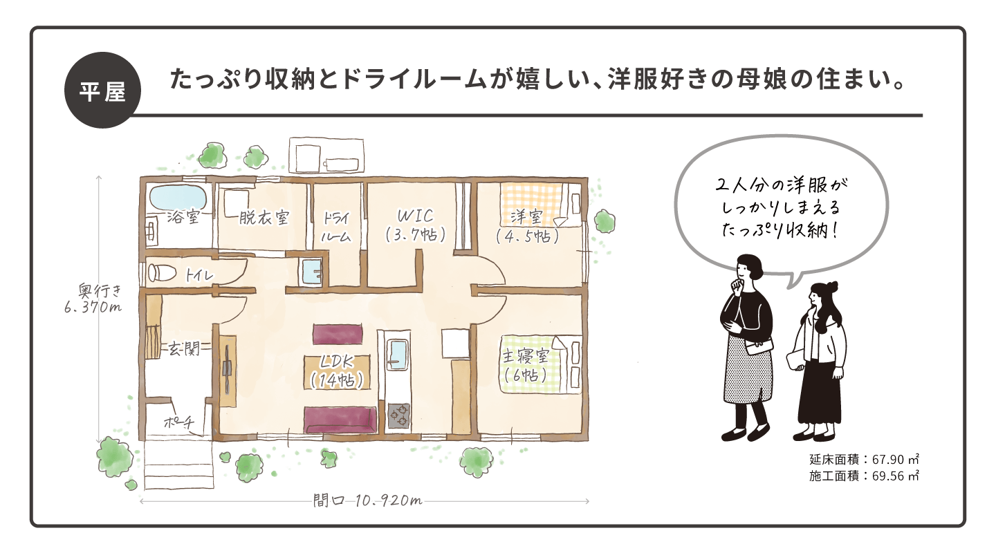 平屋間取り02