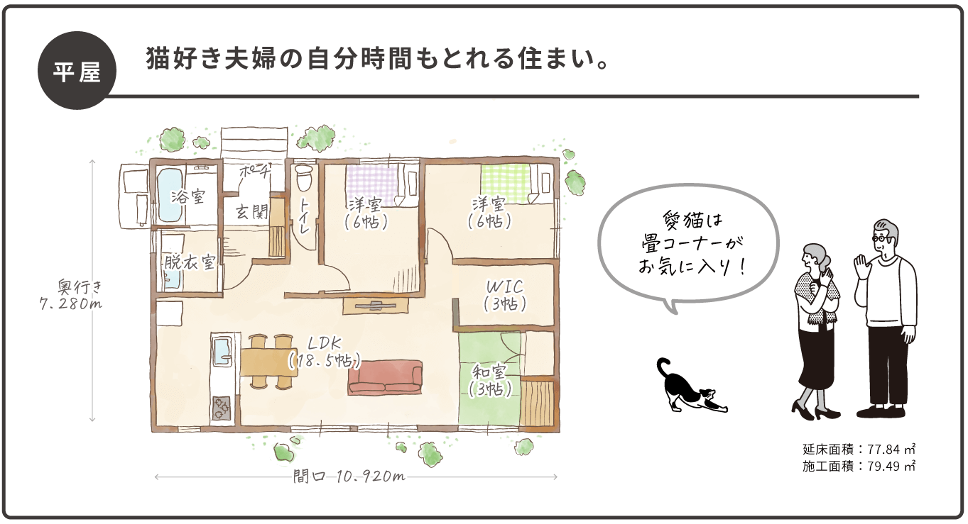 平屋間取り04